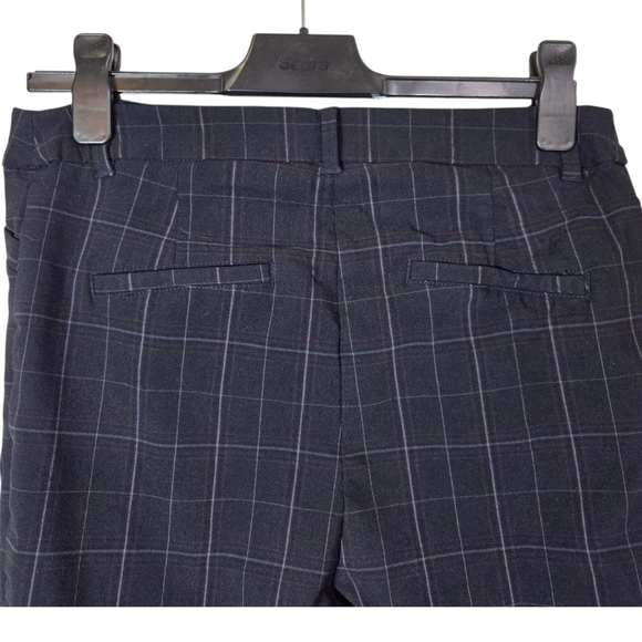 Reitmans Women's Blue Checkered Straight Leg Pants Size Med - Picture 4 of 6